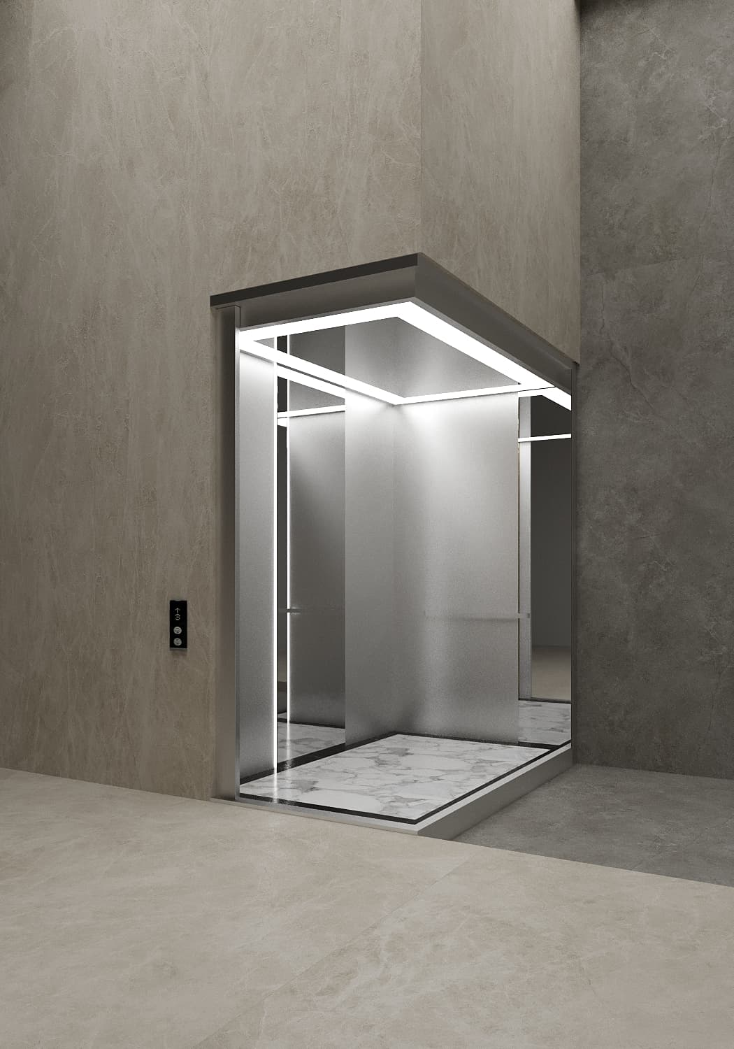 tlz-e10 oltin lift, luxury lift dizayn, premium binolar uchun lift, marmar va oynali lift, prestij lift Toshkent