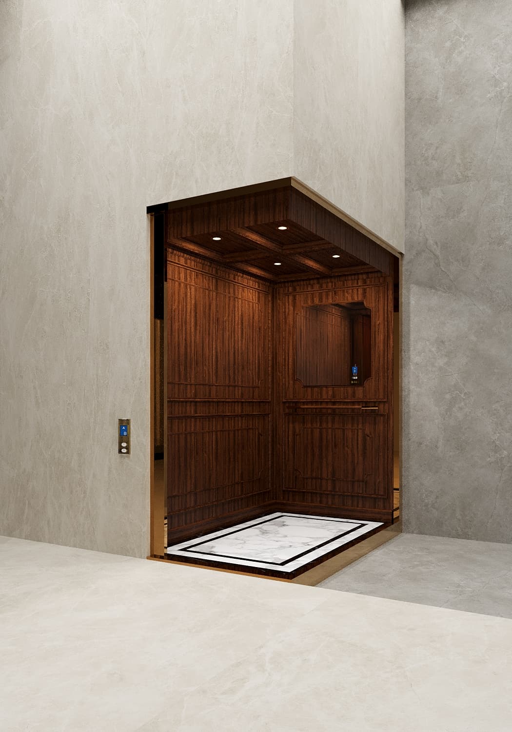 tlz-e18 maxsus lift Toshkent, Yog'och lift, zanglamaydigan po'lat ushlagichlar, ishlab chiqarish joylari uchun lift, MDF obyekti lift