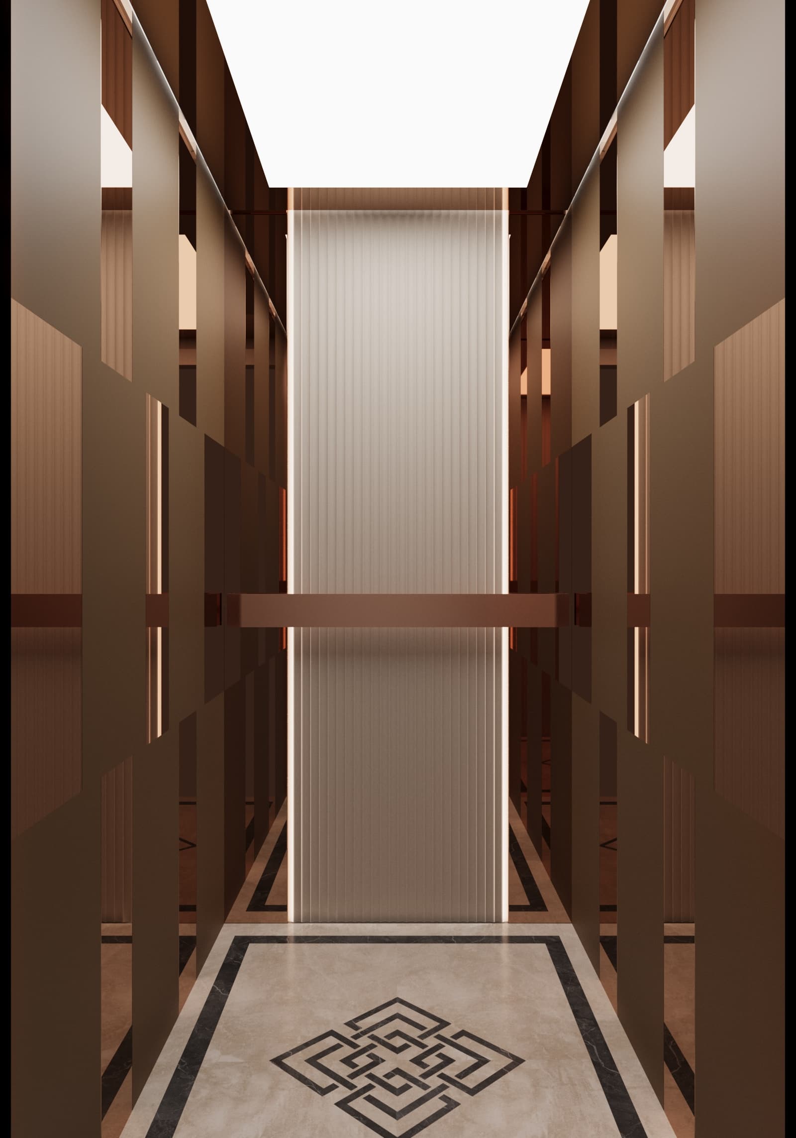 tlz-sp3 maxsus lift Marmar, marmar lift, zanglamaydigan po'lat konstruktsiya, MDF devor